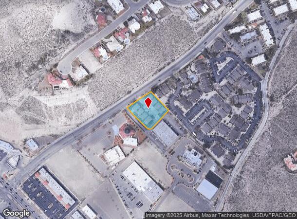  154 N Festival Dr, El Paso, TX Parcel Map