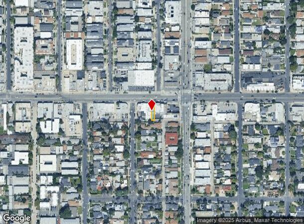  10618 Magnolia Blvd, North Hollywood, CA Parcel Map