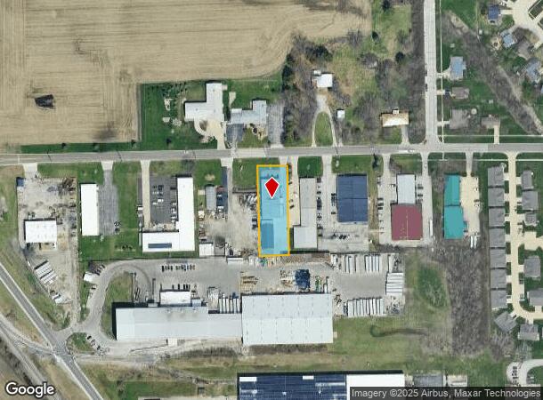 1821 Hovey Ave, Normal, IL Parcel Map