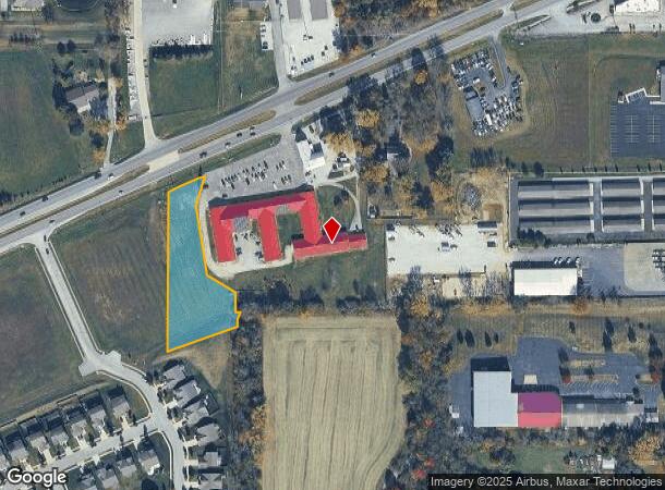  5789 E Us Highway 40, Plainfield, IN Parcel Map