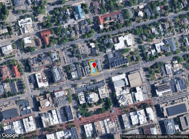 1327 Spruce St, Boulder, CO Parcel Map