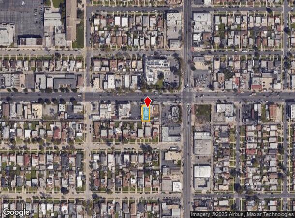  1822 W Florence Ave, Los Angeles, CA Parcel Map