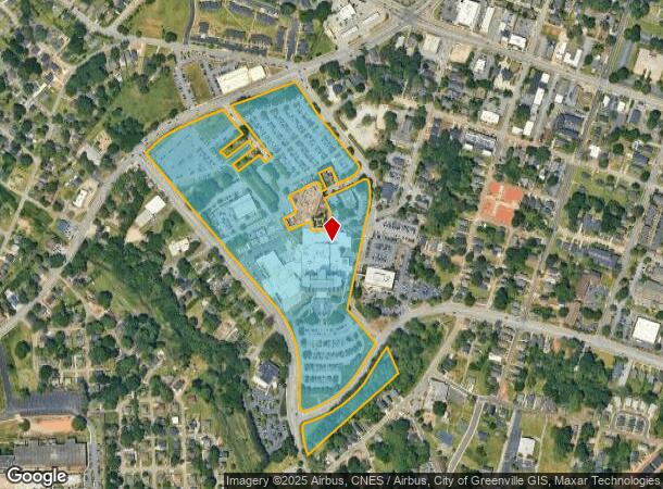  1 Saint Francis Dr, Greenville, SC Parcel Map