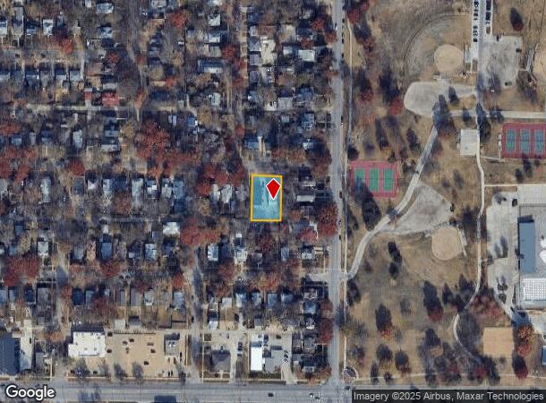  1417 Leavenworth St, Manhattan, KS Parcel Map
