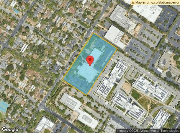  1117 California Ave, Palo Alto, CA Parcel Map