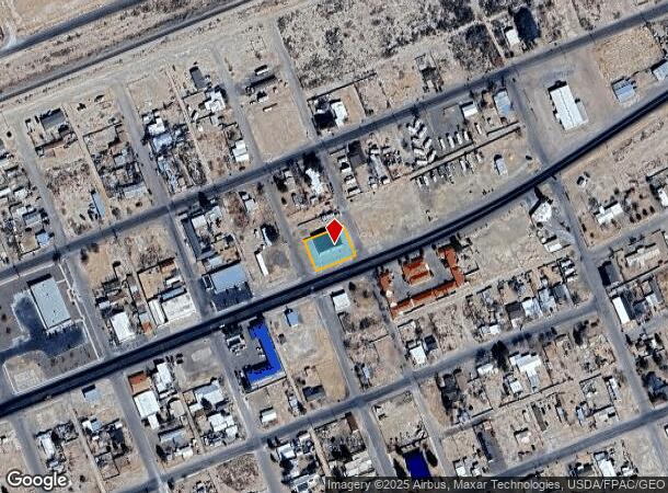 1105 E 3Rd St, Pecos, TX Parcel Map