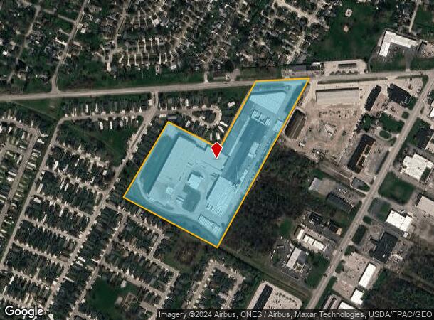  1655 W 7Th St, Monroe, MI Parcel Map