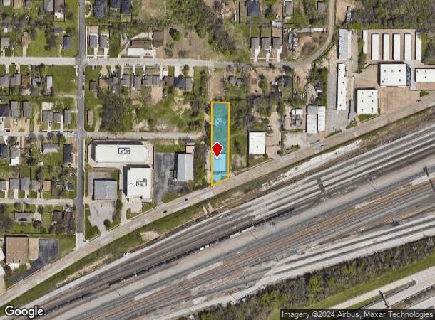  5136 W Vickery Blvd, Fort Worth, TX Parcel Map