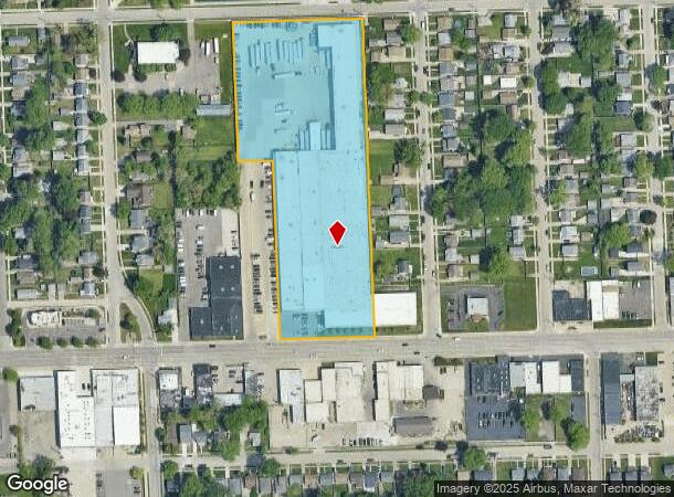 1471 E 9 Mile Rd, Hazel Park, MI Parcel Map