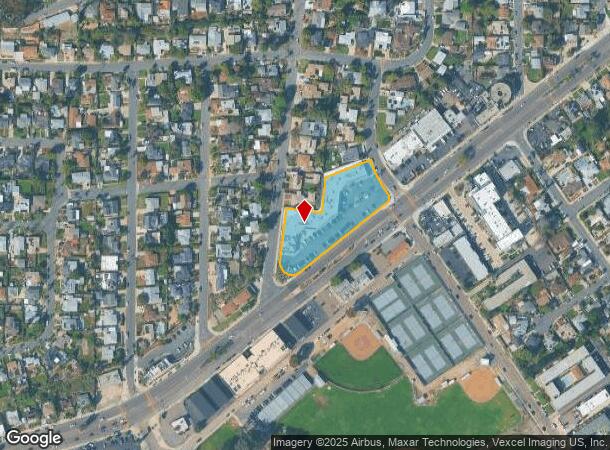 7404 University Ave, La Mesa, CA Parcel Map