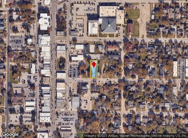 203 E Worth St, Grapevine, TX Parcel Map