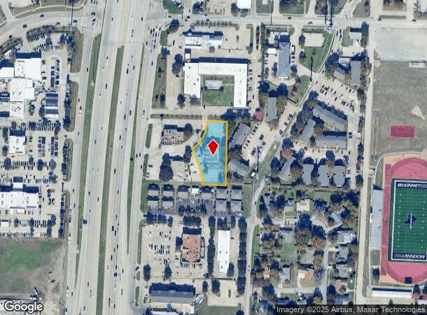  1216 N Central Expy, Mckinney, TX Parcel Map