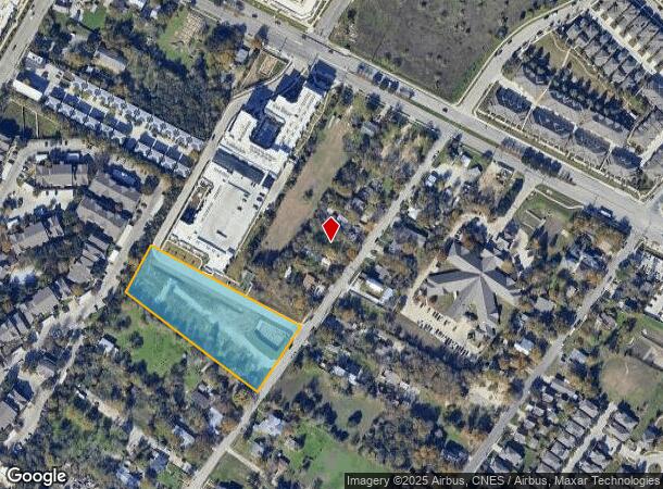 2110 Thrasher Ln, Austin, TX Parcel Map