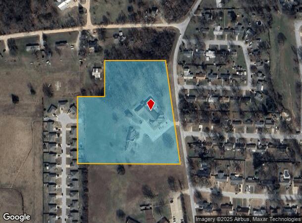  425 State Line Rd, Lane, OK Parcel Map