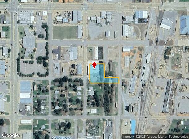  123 S 2Nd St, Clinton, OK Parcel Map