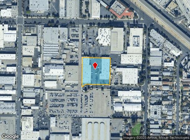  2821 Burton Ave, Burbank, CA Parcel Map