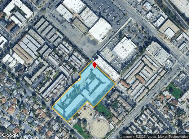 12960 Dronfield Ave, Sylmar, CA Parcel Map