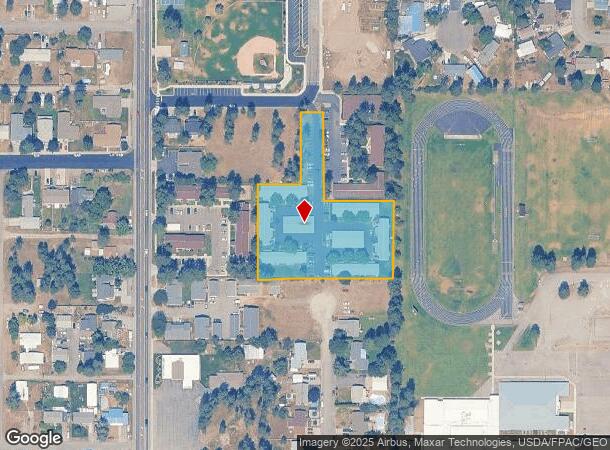 1810 N Keystone Ct, Post Falls, ID Parcel Map
