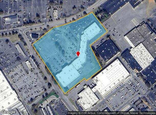  1420 Towne Square Blvd Nw, Roanoke, VA Parcel Map