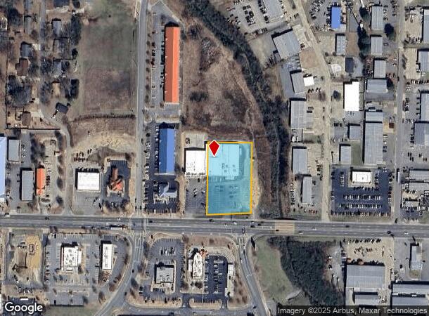 1130 E Oak St, Conway, AR Parcel Map