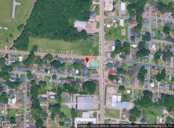709 N University Ave, Lafayette, LA Parcel Map