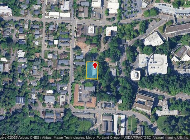  1011 Sw Curry St, Portland, OR Parcel Map