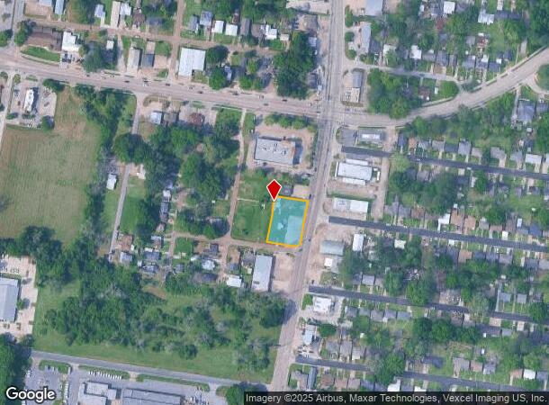  1303 Moss St, Lafayette, LA Parcel Map