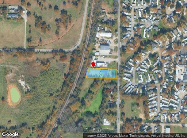 2126 James St, Denton, TX Parcel Map