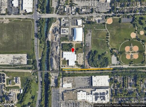  2222 Oakton St, Evanston, IL Parcel Map