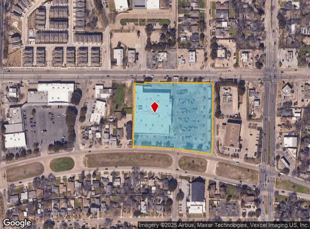  2515 W Jefferson Blvd, Dallas, TX Parcel Map