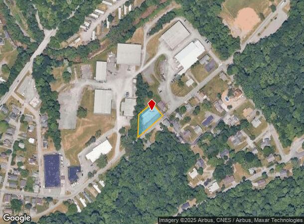  641 E Brockway Ave, Morgantown, WV Parcel Map