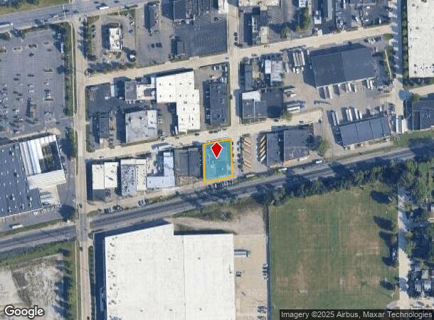  25205 Trowbridge St, Dearborn, MI Parcel Map