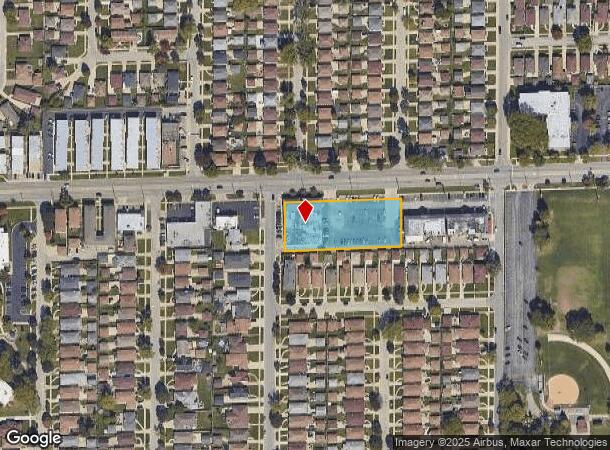  7713 W Lawrence Ave, Norridge, IL Parcel Map