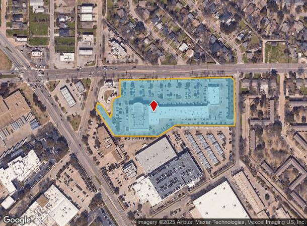 4550 W Mockingbird Ln, Dallas, TX Parcel Map
