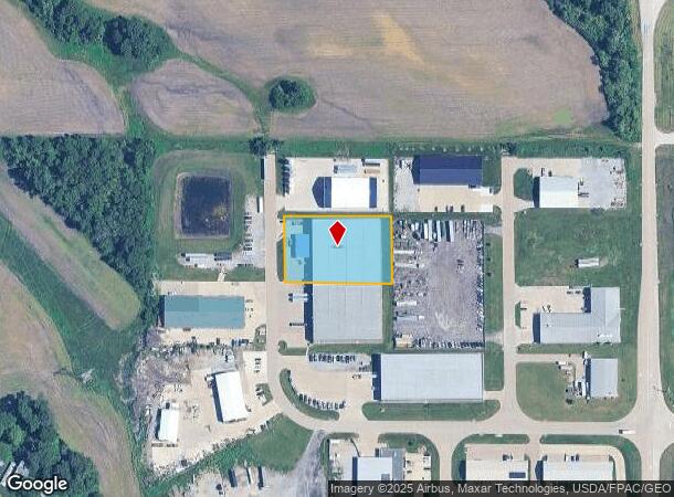 1040 Greenfield Dr, Tiffin, IA Parcel Map