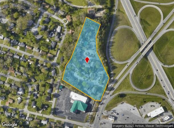 1421 Cloverdale Cir, Hixson, TN Parcel Map