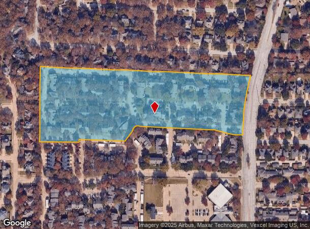 655 N Park St, Fort Worth, TX Parcel Map