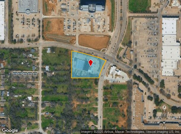  1424 N Center St, Arlington, TX Parcel Map