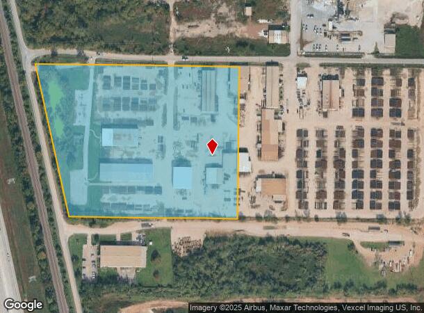  18734 E Hardy Rd, Houston, TX Parcel Map