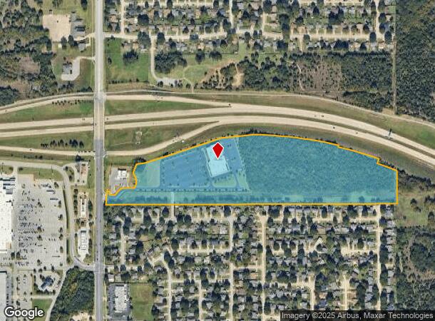  5801 S Elm Pl, Broken Arrow, OK Parcel Map