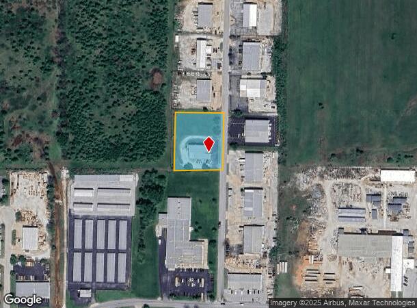 1201 Eaglecrest St, Nixa, MO Parcel Map