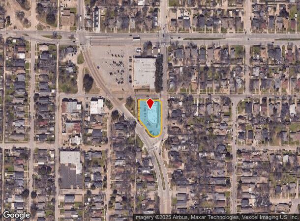  607 S Tyler St, Dallas, TX Parcel Map