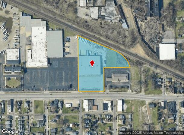  1555 W Western Ave, South Bend, IN Parcel Map