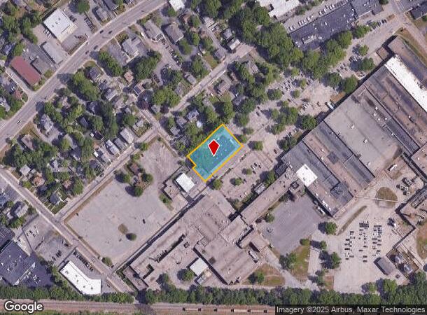  21 Gustin Ave, Attleboro, MA Parcel Map