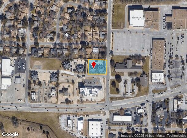  1801 Hinkle Dr, Denton, TX Parcel Map