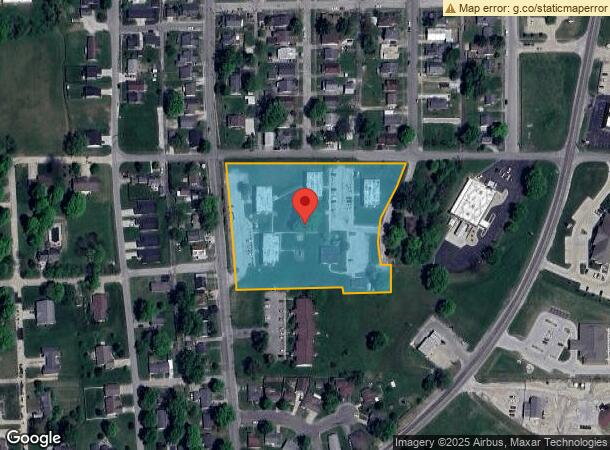  900 S Meridian St, Washington, IN Parcel Map