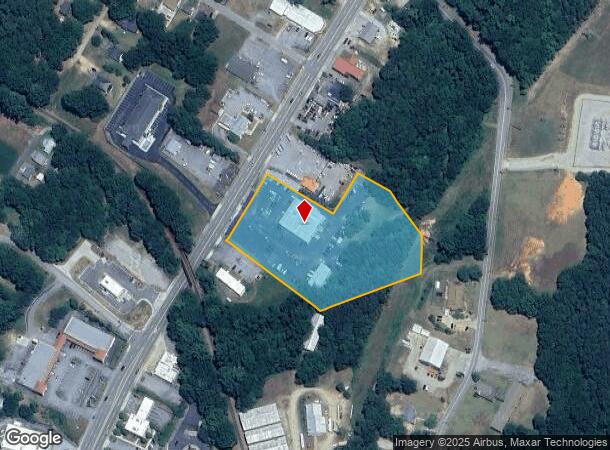  630 N Harper St, Laurens, SC Parcel Map