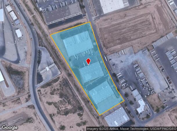  9600 Joe Rodriguez, El Paso, TX Parcel Map