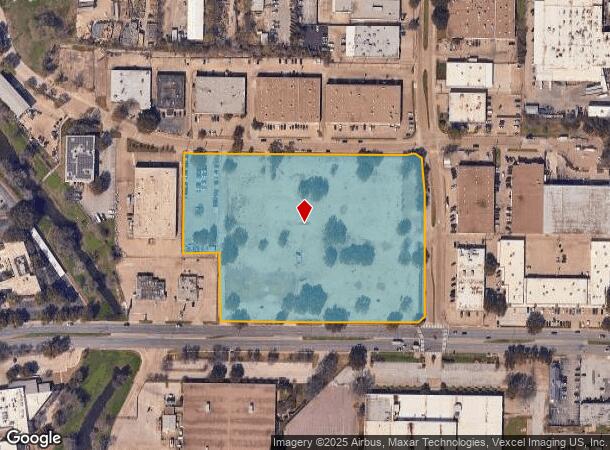  1545 W Mockingbird Ln, Dallas, TX Parcel Map