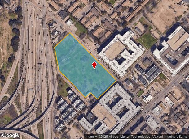  1823 N Hall St, Dallas, TX Parcel Map